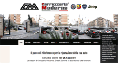 Desktop Screenshot of modernacarrozzeria.com